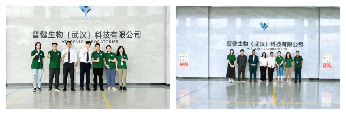 海外客戶走進普健生物實驗研發(fā)基地，為一站式蛋白抗體開發(fā)平臺點贊
